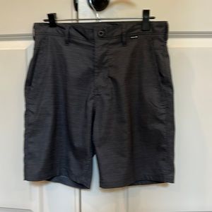 Men’s charcoal Hurley Nike Dri-Fit size 29 shorts